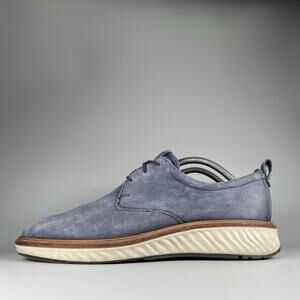 ECCO St.1 Hybrid Men’s EU 43 US 9 Blue Nubuck Plain Toe Oxford Casual Sneakers